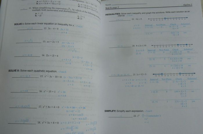 Abeka algebra 2 quiz 42