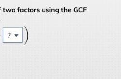 Factors gcf distributive