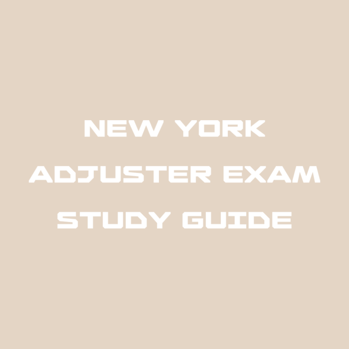 Claims adjuster study guide pdf