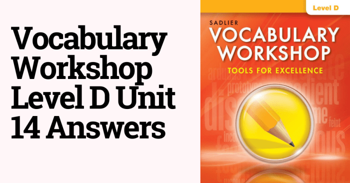 Vocabulary workshop level b unit 14