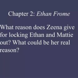 Ethan frome chapter 3 summary