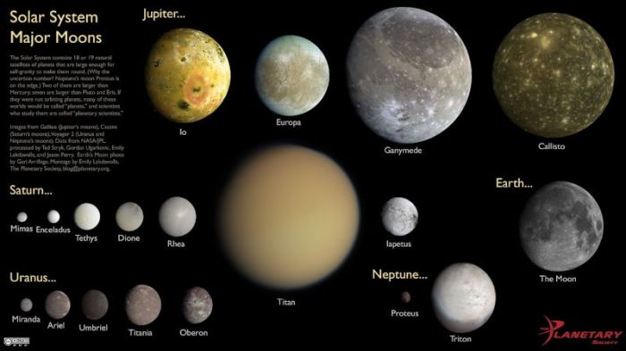 The many moons of our solar system answer key