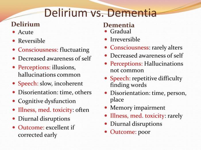 Rn cognition dementia and delirium 3.0 case study test